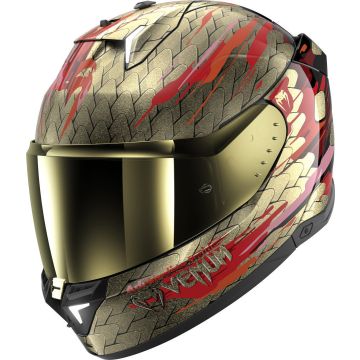 SHARK Skwal i3 Venum Zwart Rood Goud KRQ