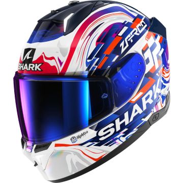 SHARK Skwal i3 Replica Zarco GP De Fce Wit Violet Blauw WVB