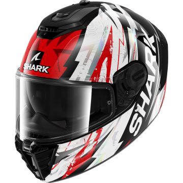 SHARK Spartan RS Hibolt Zwart Rood Chrome KRU