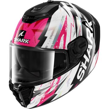 SHARK Spartan RS Hibolt Zwart Violet Chrome KVU