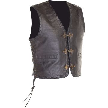 Richa Gilet Sadic With Laces Zwart Motor Vest