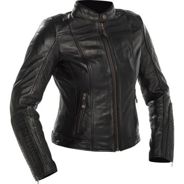 Richa Lausanne Zwart Dames Leren Motorjas
