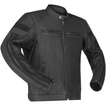Richa Retro Racing Black Edition Leren Motorjas