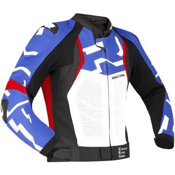 Richa Stradale Blauw Leren Motorjas