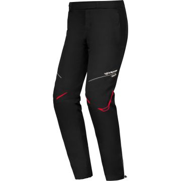 Ixon Leo Overpant Zwart Wit Bright Rood Textiele Motorbroek