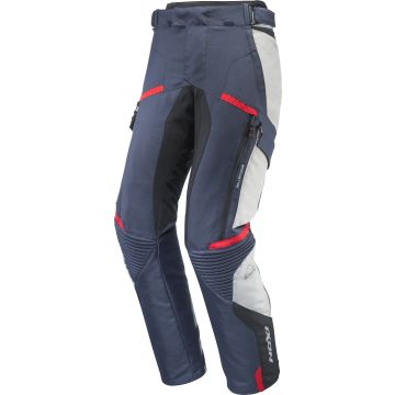Ixon Midgard PT Grege Marineblauw Zwart Waterdichte Textiele Motorbroek
