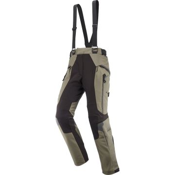 Ixon Odin PT Kaki Zwart Waterdichte Textiele Motorbroek