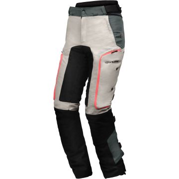 Ixon Vidar PT Greige Tactic Groen Rood Textiele Motorbroek