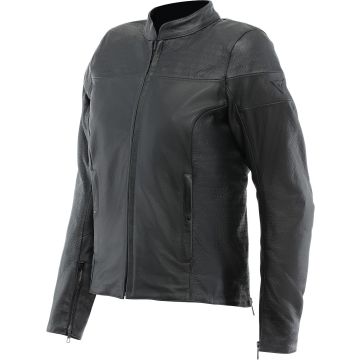Dainese Itinere Dames Zwart Leren Motorjas