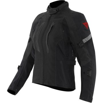 Dainese Mangen Absoluteshell Pro Black 2.0 waterdichte dames motorfiets textieljas