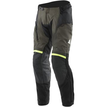 Dainese Super Adventure Absøluteshell™ Waterdichte Zwart Tarmac Fluo Geel Textiele Motorbroek