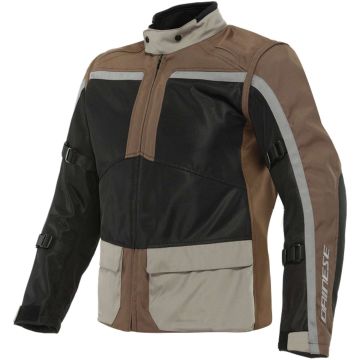 Dainese Outlaw Tex Jas Zwart Carafe Walnut Houtskoolgrijs