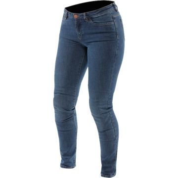 Dainese 5-Pocket Slim Plus Dames Blauw Motorjeans