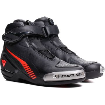 Dainese Superya Zwart Fluo Rood Motorschoenen