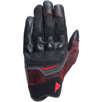 Dainese Ermex Zwart Lava Rood Handschoenen
