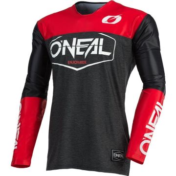 O'NEAL Mayhem Hexx V21 Black Red Motocross Jersey