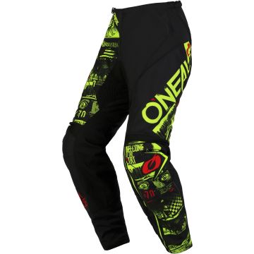 O'NEAL Element Attack Black Yellow Youth Motocross Pants