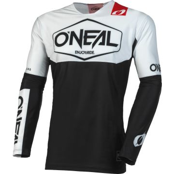 O'NEAL Mayhem Hexx Black White Youth Motocross Jersey