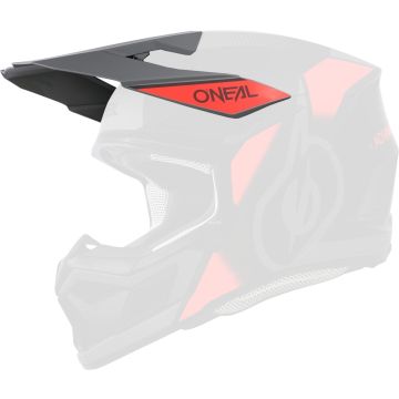 O’NEAL 3SRS Vision Black Grey Red Helmet Peak