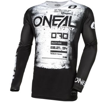 O'NEAL Mayhem Scarz Zwart Wit Motocross Jersey