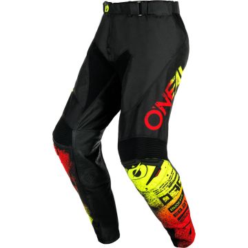 O'NEAL Mayhem Scarz Black Yellow Red Motocross Pants