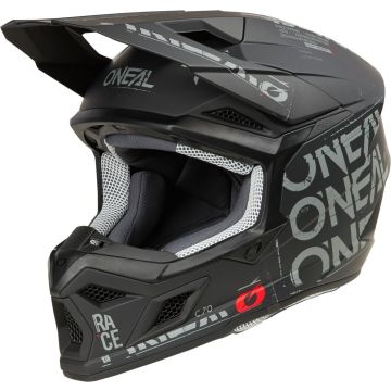 O'NEAL 3SRS Static Matt Black Grey Motocross Helmet
