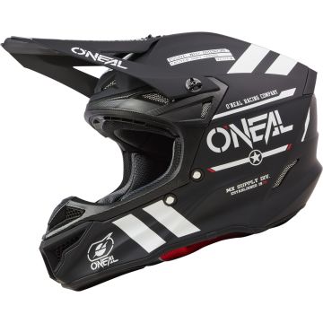 O'NEAL 5SRS Warhawk Matt White Black Motocross Helmet