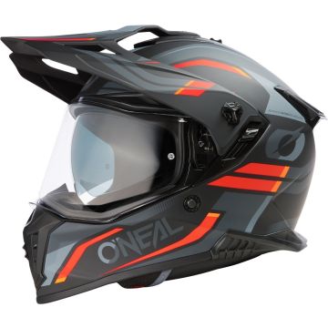 O'NEAL A-SRS Spike Mat Zwart Grijs Rood Adventure Integraalhelm