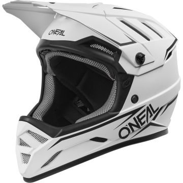 O'NEAL Backflip Solid Matt White Downhill Bicycle Helmet