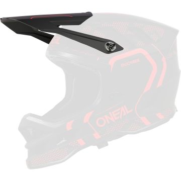 O’NEAL Blade Polyacrylite Strike Black Red Helmet Peak