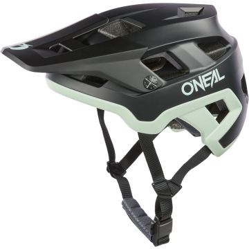 O'NEAL Defender Solid Matt Black Green Bicycle Helmet