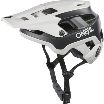 O'NEAL Defender Solid Matt Black Grey White Bicycle Helmet