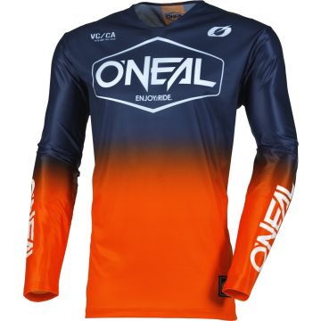 O'NEAL Mayhem Hexx Blue Orange Motocross Jersey