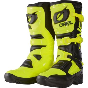 O'NEAL RSX Black Neon Yellow Motocross Boots