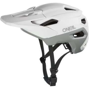 O'NEAL Trailfinder Evo Solid Matt White Grey Bicycle Helmet