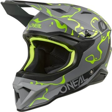 O'NEAL 1SRS Splash Grijs Fluo Geel Crosshelm