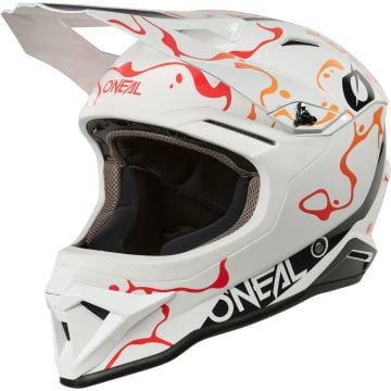 O'NEAL 1SRS Splash Wit Oranje Crosshelm