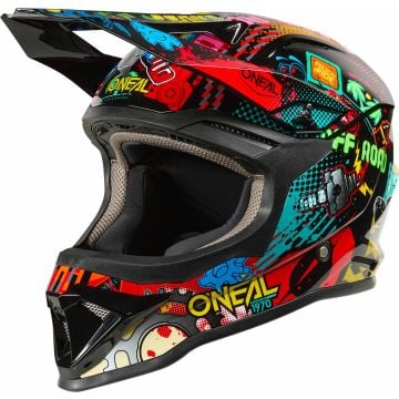 O'NEAL 1SRS Youth Vibrant Multikleur Kinder Crosshelm