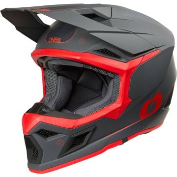 O'NEAL 3SRS E-Stroke Mat Zwart Rood Crosshelm