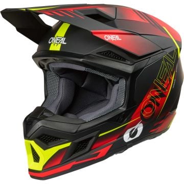 O'NEAL 3SRS Haze Zwart Rood Geel Crosshelm