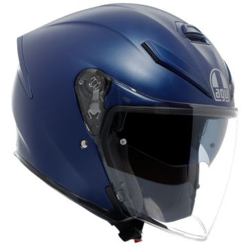 AGV K5 Jet Evo Mono Blauw Jethelm
