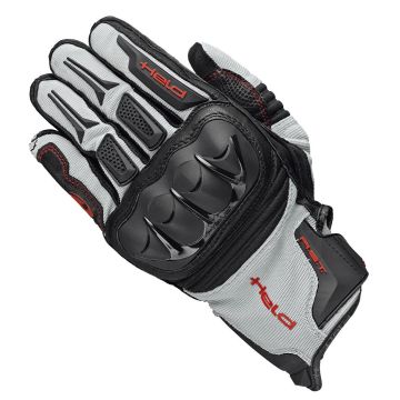 Held Sambia Adventure Zwart Grijs Rood Handschoenen