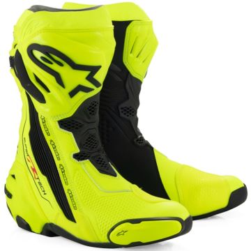 Alpinestars Supertech R Fluo Geel Zwart Motorlaarzen