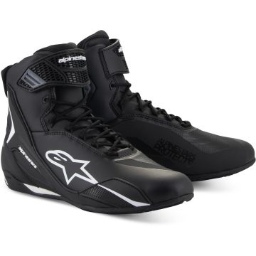 Alpinestars Faster-4 Zwart Wit Motorschoenen