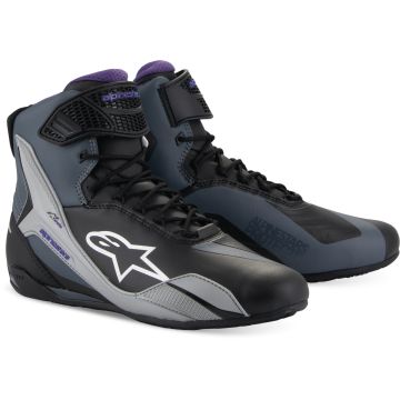 Alpinestars Stella Faster-4 Zwart Grijs Violet Dames Motorschoenen