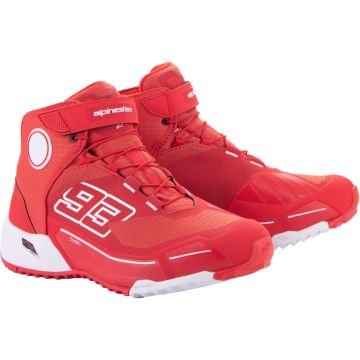 Alpinestars MM93 CR-X Drystar Motorschoenen Helder Rood Wit