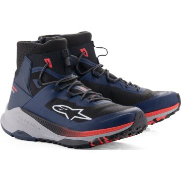 Alpinestars Speedforce XR Blauw Zwart Fluo Rood Grijs Motorschoenen