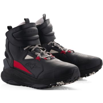 Alpinestars Speedstreet Zwart Ecru Fel Rood Motorschoenen