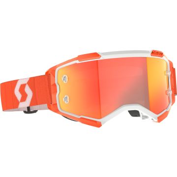 Scott Fury orange/white Motorcross bril