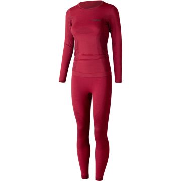 Lenz Merino Dames rood functioneel ondergoed set